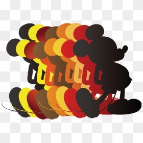 Adobe Illustrator Art Png - Mickey Mouse Birthday Silhouette, Transparent Png - mickey mouse silhouette png