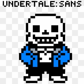 Undertale Au Fanon Wiki - Pixel Art Sans Undertale, HD Png Download - vhv