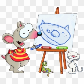 Easel Clipart Transparent Background - Toopy And Binoo Drawing, HD Png Download - drawing png