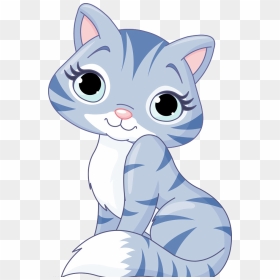 Cat Cartoon Clip Art - Cartoon Cute Cat Clipart, HD Png Download - cartoon cat png