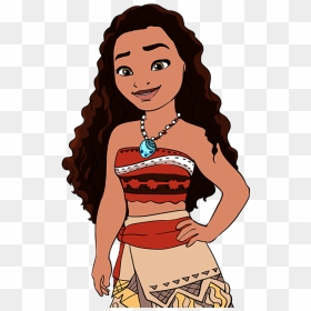 How To Draw Moana - Draw Moana Step By Step, HD Png Download - moana clipart png
