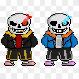 Sans Undertale Sprite Png , Transparent Cartoons - Battle Sans Pixel Art,  Png Download - vhv