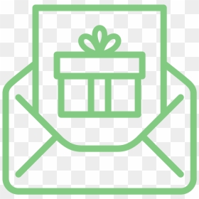 Icon Gift Mail - Islamic Art At Drawing, HD Png Download - gift icon png