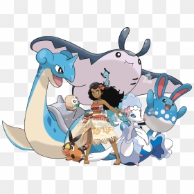 Moana Sun Png - Moana Pokemon Team, Transparent Png - moana clipart png