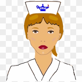 Outline Pictures Of Nurse, HD Png Download - nurse hat png