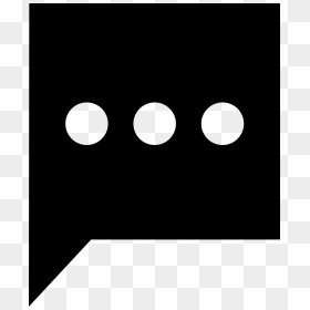 Comment Logo Png Transparent - Three Dots, Png Download - comment png