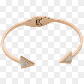 Rose Gold Arrow Cuff Bracelet - Plywood, HD Png Download - gold arrow png