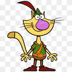 Cartoon Characters Nature Cat, HD Png Download - cartoon cat png