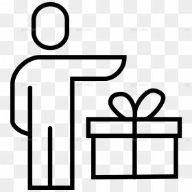 Transparent Background Gifts Icon, HD Png Download - gift icon png