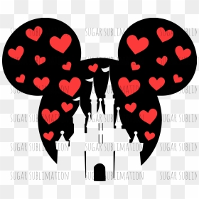 Transparent Disney Castle Silhouette Png - Disney Trip 2020 Svg, Png Download - mickey mouse silhouette png