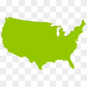 Blank Map Of Us Png - Blue United States Map, Transparent Png - united states map png