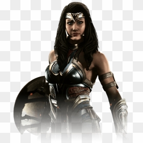 Wonder Woman V 2 Injustice 2 Render By Yukizm-dbm6556 - Face Injustice 2 Wonder Woman, HD Png Download - injustice 2 logo png