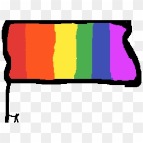 Rainbow Flag , Png Download, Transparent Png - rainbow flag png