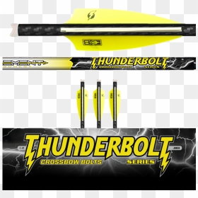 Fletched Thunder Bolt Crossbow Bolts - Ski, HD Png Download - lightning bolts png