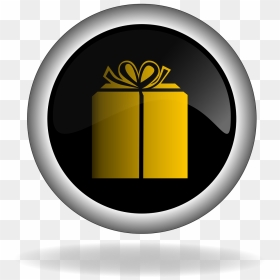 Gift Logo Icon Button, HD Png Download - gift icon png