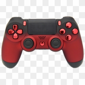 Red & Black Fade Ps4 Controller - Ps4 Controller Red And Black, HD Png Download - black fade png
