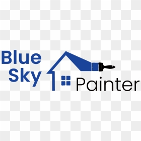 Blue Sky Painter Logo, HD Png Download - blue sky png