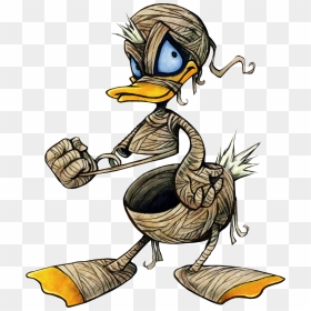 Clipart Duck Mummy - Kingdom Hearts Halloween Town Donald, HD Png Download - mummy png
