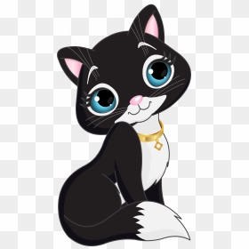 Kitten Clipart Cartoon, Kitten Cartoon Transparent - Baby Cute Cartoon Animals, HD Png Download - cartoon cat png