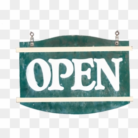 Sign, HD Png Download - open sign png