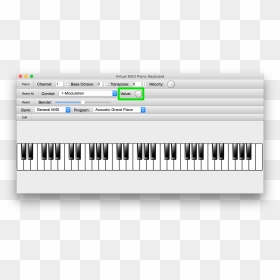 Enter Image Description Here - Keyboard Music, HD Png Download - piano keyboard png