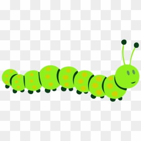 The Very Hungry Caterpillar Clip Art - Caterpillar Clipart, HD Png Download - worm png