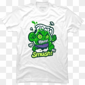 Kool Aid Man Hulk Smash T-shirt - Kool Aid Man Drawings, HD Png Download - kool aid man png