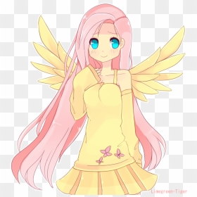 My Little Pony Fluttershy Anime, HD Png Download - anime sparkle png