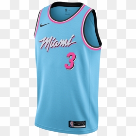 Miami Heat City Jersey, HD Png Download - dwyane wade png