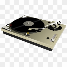 Record Player Clipart Dj Table - Turntable Png, Transparent Png - turntable png