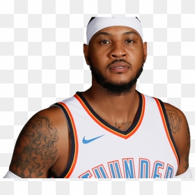 Oklahoma City Thunder And Carmelo Anthony To Part Ways - Carmelo Anthony Thunder Transparent, HD Png Download - carmelo anthony png