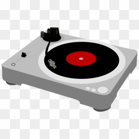 Turntable, Record Player, Mus - Vinyl Record Player Png Gif, Transparent Png - turntable png