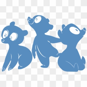 Brave 3 Bears Silhouette Clipart , Png Download - Disney Brave Clipart, Transparent Png - bear silhouette png