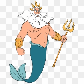 Trident Clipart King Triton, Trident King Triton Transparent - King Triton Png, Png Download - trident png
