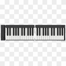 Transparent Piano Keyboard Png - Piano, Png Download - piano keyboard png