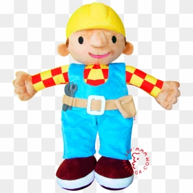 Custom Tailoring Of A Toy Bob The Builder - Stuffed Toy, HD Png Download - bob the builder png