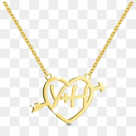 Necklace, HD Png Download - gold arrow png