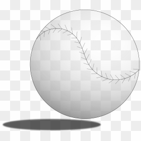Baseball Ball Vector Illustration - Sphere, HD Png Download - baseball ball png