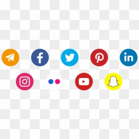 Social Sharing In Direct Mail - 4 Social Media Icons, HD Png Download - redes sociales png