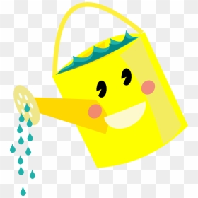Garden Water Pouring Pot , Png Download - Cute Watering Can Cartoon, Transparent Png - pouring water png