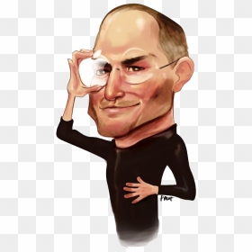 Steve Jobs Png Image - Steve Jobs Caricatura, Transparent Png - steve jobs png