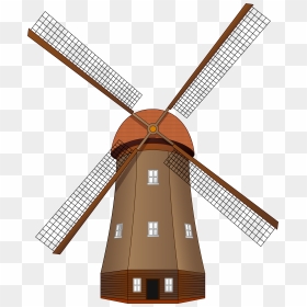 Windmill Clipart Transparent - Wind Mill Clip Art, HD Png Download - windmill png