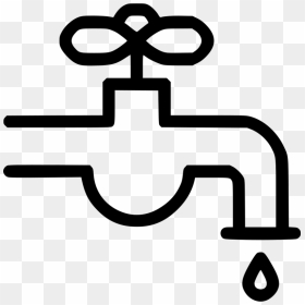 Tap Faucet Water Drop Comment - Water Black And White Png, Transparent Png - comment png