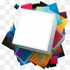 Vector Square Shape Png Free Download - Square Shape Design Png, Transparent Png - blue square png