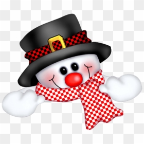 Cute Snowman Png Clipart - Free Clip Art Christmas Snowman, Transparent Png - snowman clipart png