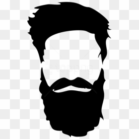 Free Png Download Hair Beard Mustache Png Clipart Png - Beard And Mustache Clip Art, Transparent Png - handlebar mustache png