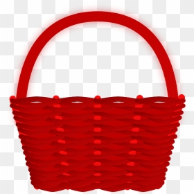 Little Red Riding Hood Basket Clipart , Png Download - Red Basket Clipart, Transparent Png - red hood png