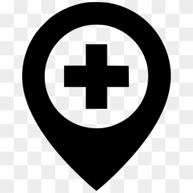 Hospital Map Marker Pin Doctor - London Underground, HD Png Download - hospital png