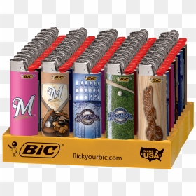 Bic Milwaukee Brewers Lighters Wholesale - Bic Lighters, HD Png Download - lighter png