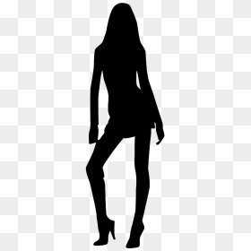 Sexy Girl Silhouette Png, Transparent Png - sexy model png